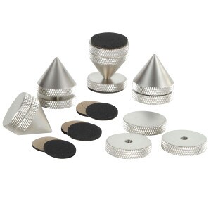 Main product image for Dayton Audio ISO-4SN Satin Nickel Isolation Cone Se 240-722